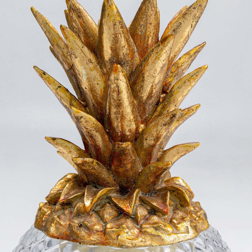 Transparante en gouden ananasdoos - Kare Design