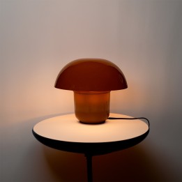 Bruine retro lamp - Paddestoel - Kare Design