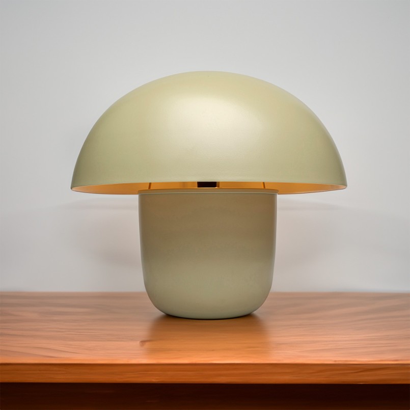 Lampe champignon rétro en acier vert clair - Mushroom - Kare Design