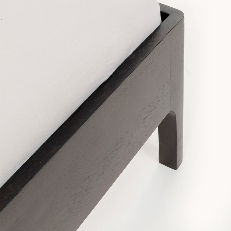 Lit contemporain bois foncé - Brooklyn Walnut - Kare Design