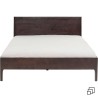 Lit contemporain bois foncé - Brooklyn Walnut - Kare Design