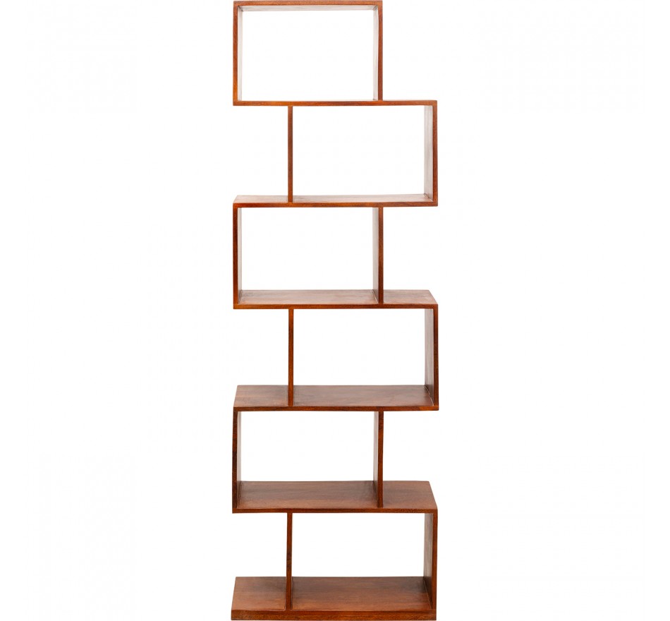 Bookshelf Authentico Zig Zag 180x60cm Kare Design