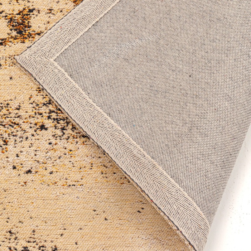 Tapis en coton doré et cuivré - Dust - Kare Design