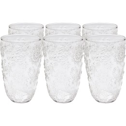 Verres à eau flocons de neige en relief - Ice Flowers - Kare Design
