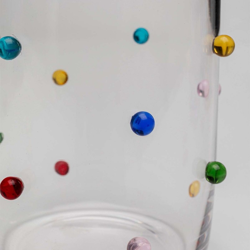 Veelkleurige 3D waterglazen - Party Dots - Kare Design