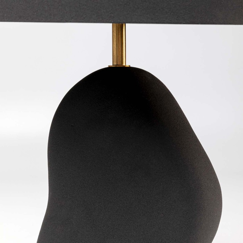 Zwart en gouden stalen lamp - Nube - Kare Design