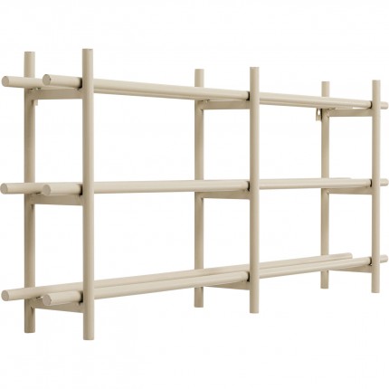 Porte-bouteilles mural Cape Town beige 34cm Kare Design