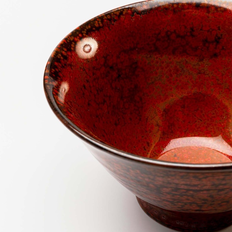 Bols en faïence rouge et noire - Ari - Kare Design