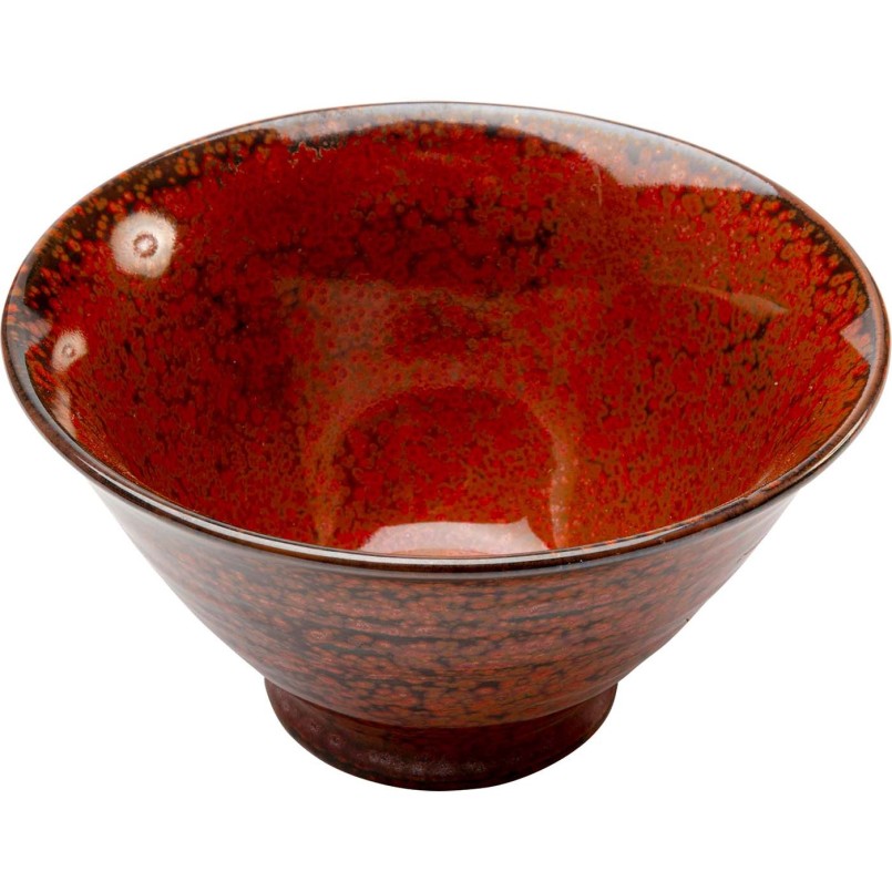 Red and black earthenware bowls - Ari - Kare Design