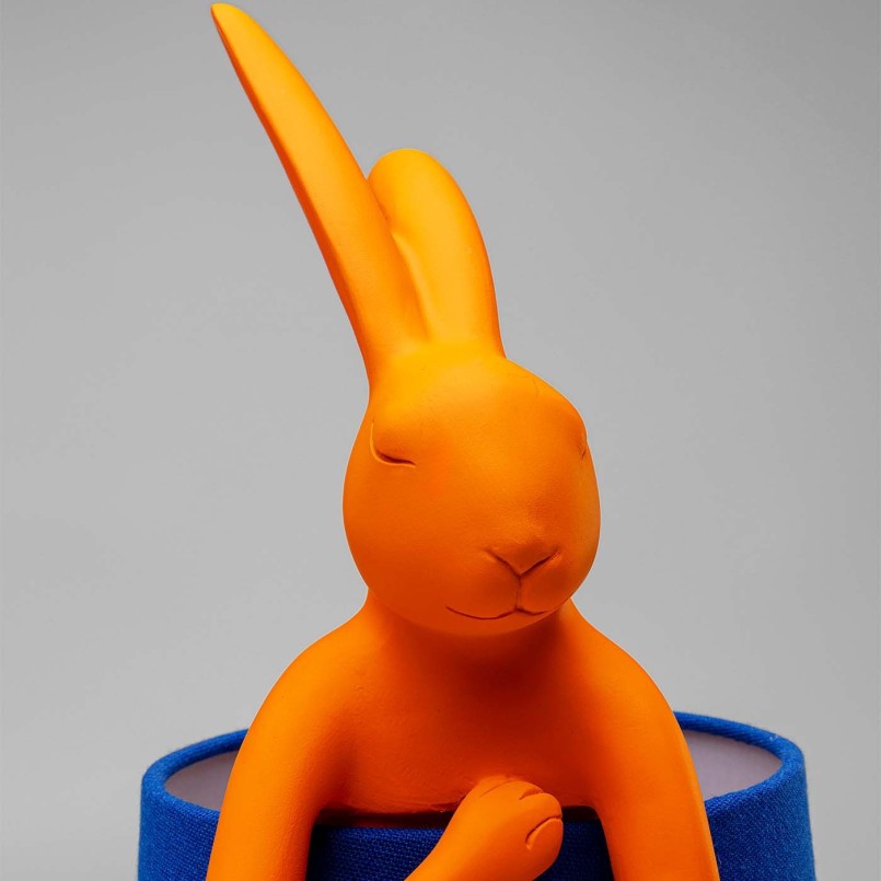 Lampe lapin orange et bleue - Animal - Kare Design