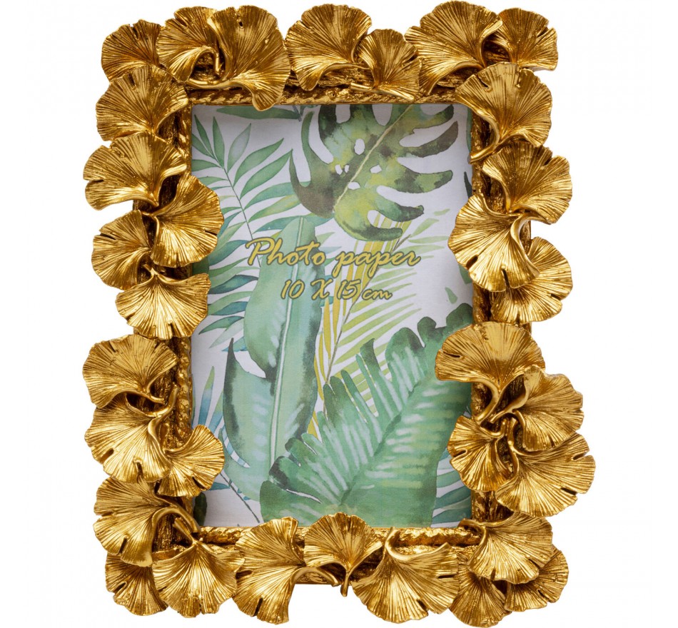 Fotolijst ginkgo blad goud 17x21cm Kare Design