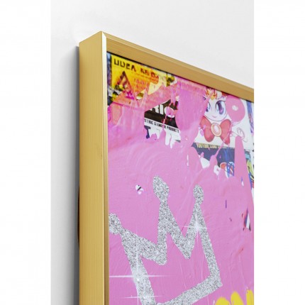 Schilderij La Viva Lisa 100x100cm Kare Design