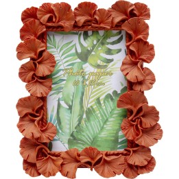 Cadre photo Ginkgo Leaf orange 17x20cm