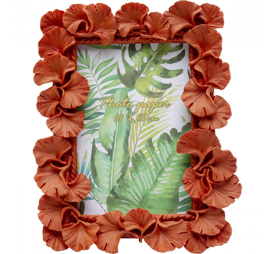 Fotolijst ginkgo blad oranje 17x21cm Kare Design