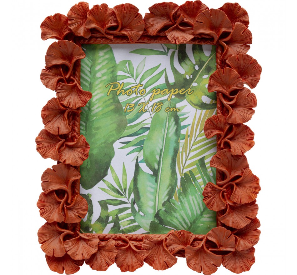 Fotolijst ginkgo blad oranje 20x25cm Kare Design