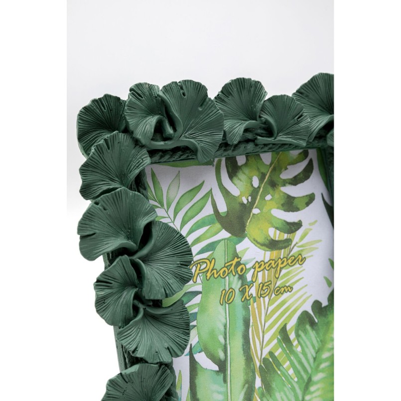 Cadre photo Ginkgo Leaf vert 17x20cm