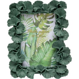 Cadre photo Ginkgo Leaf vert 17x20cm
