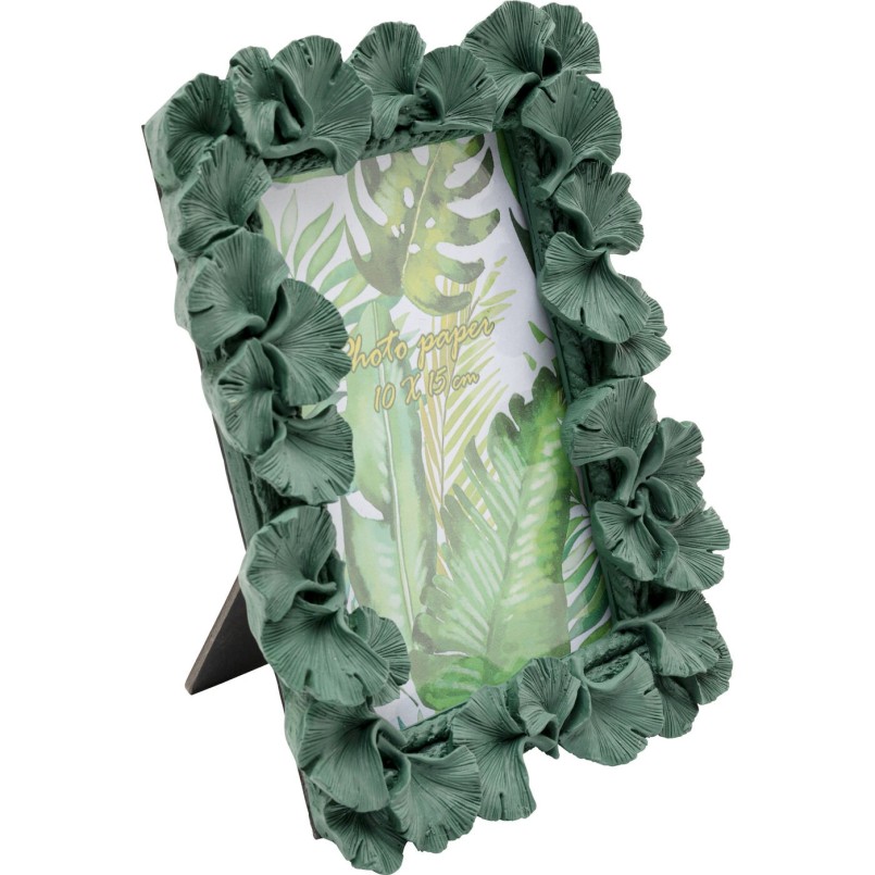 Cadre photo Ginkgo Leaf vert 17x20cm