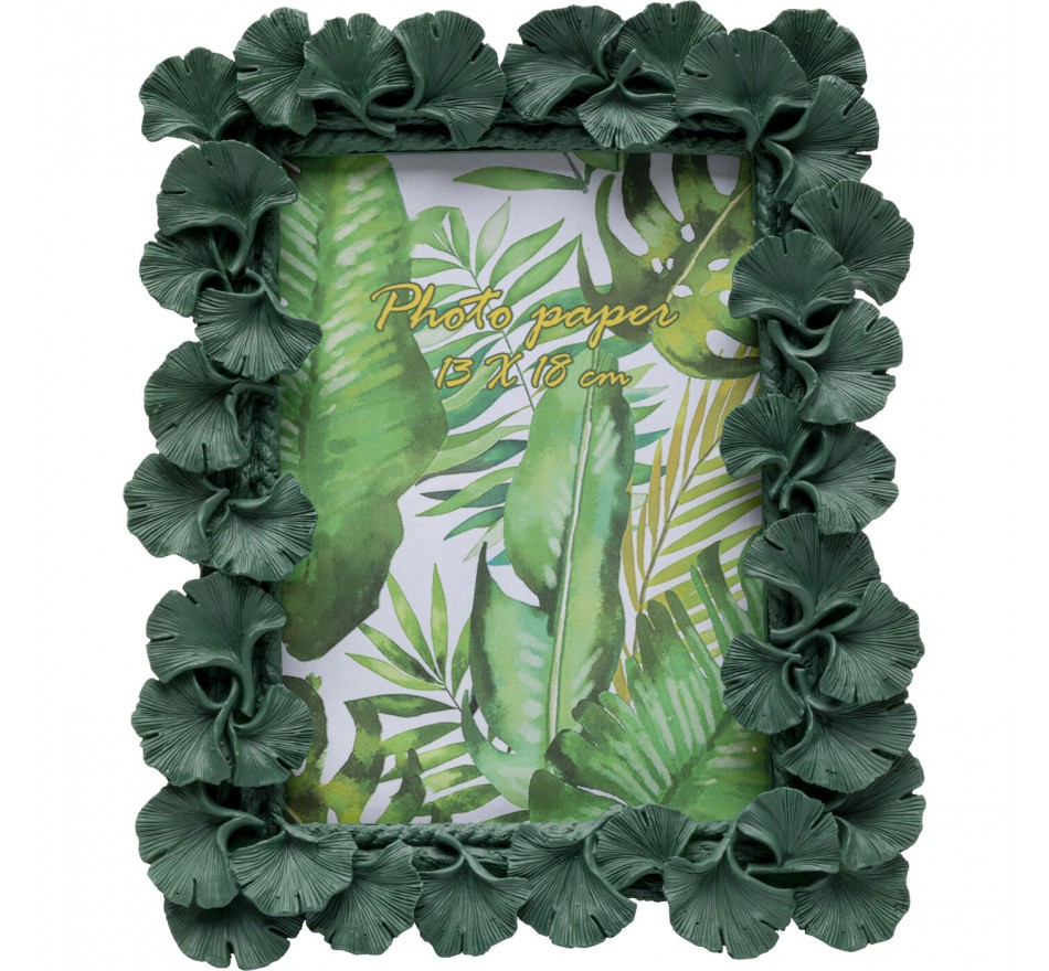 Fotolijst ginkgo blad groen 20x25cm Kare Design