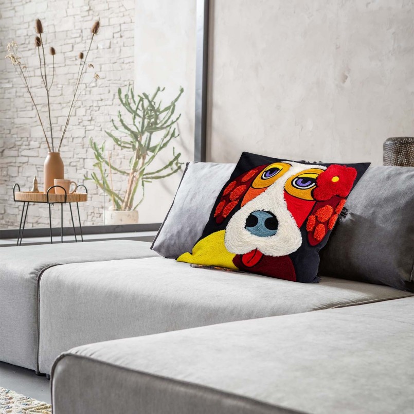 Basset hound head cushion - Kare Design