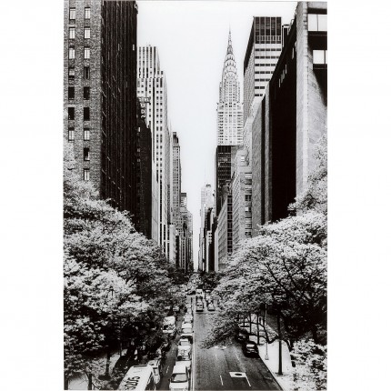 Wandfoto straten van New York 80x120cm Kare Design