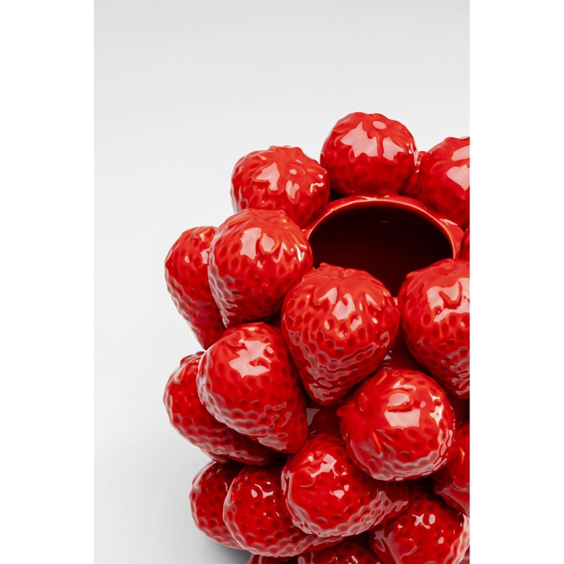 Vase Strawberries rouge 24cm