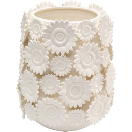 Vase Sunflowers blanc 30cm