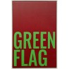 Tableau vert et violet - Green Flag - Kare Design