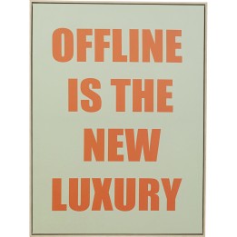 Tableau orange et vert - New Luxury - Kare Design