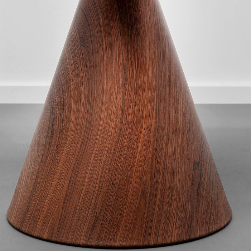 Round side table in walnut - Cono - Kare Design