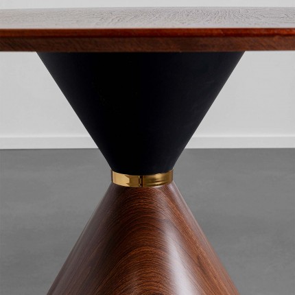 Eettafel Cono Ø120cm walnoot Kare Design
