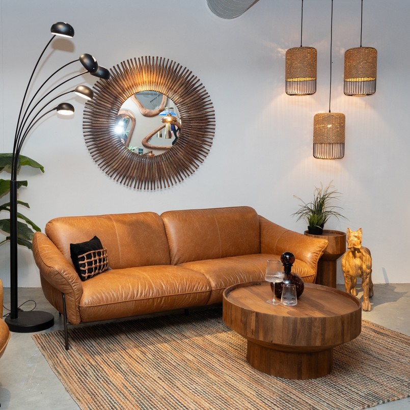 Lampadaire contemporain noir mat - Five Fingers - Kare Design