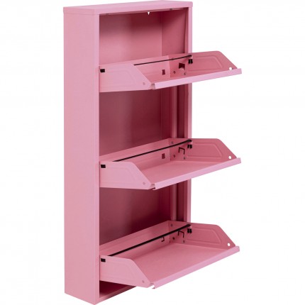 Shoe Container Caruso pink 3 drawers Kare Design