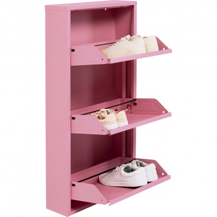 Shoe Container Caruso pink 3 drawers Kare Design