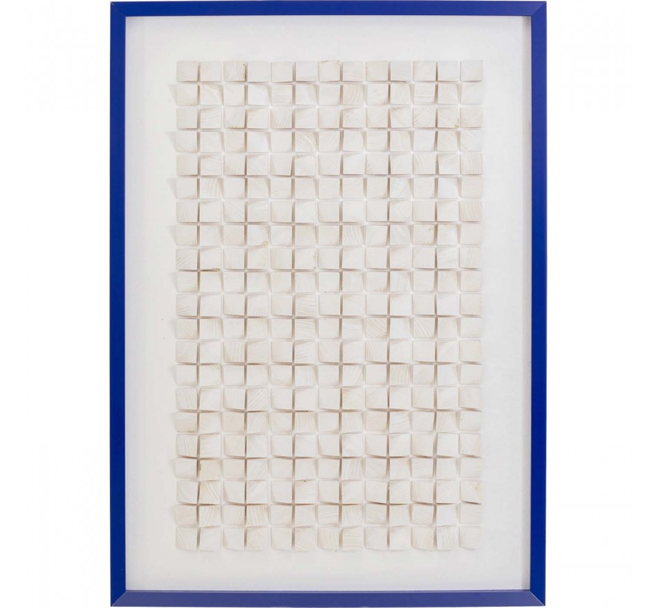 Schilderij Origami wit 74x104cm Kare Design