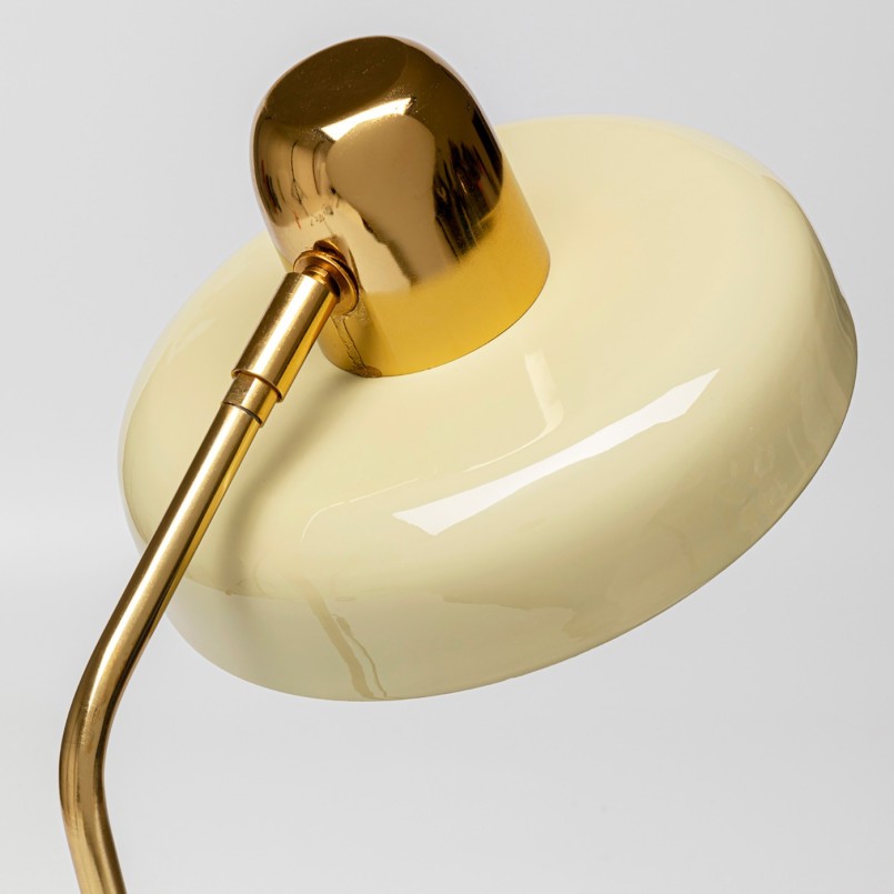 Lampe rétro en acier vert clair - Demi - Kare Design