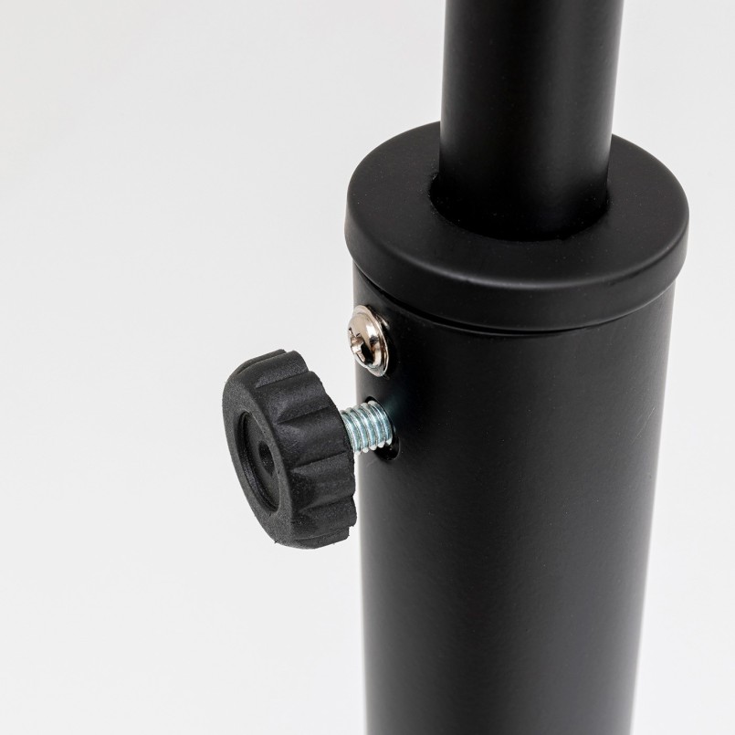 Staande lamp in mat zwart staal - Lounge - Kare Design