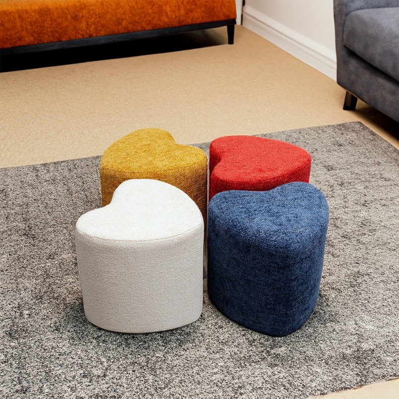 Geel hart krukje - Mooi - Kare Design