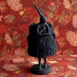Lampe lapin noir poils longs - Animal - Kare Design