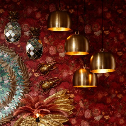 Wanddecoratie spiegel ananas 50cm Kare Design