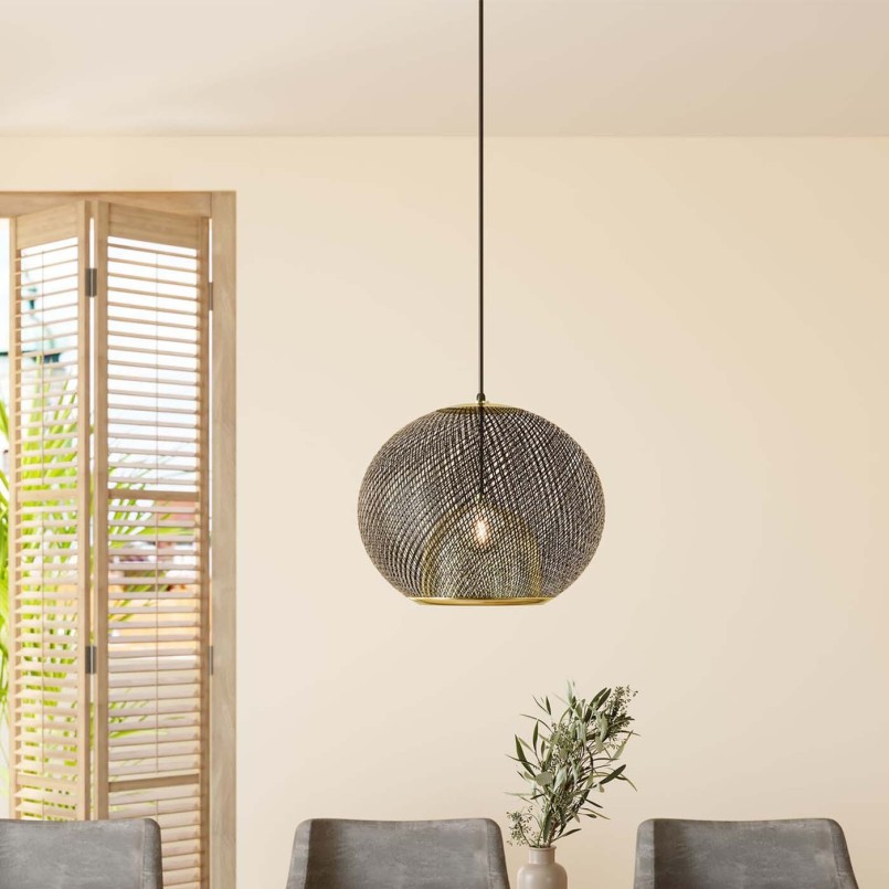 Suspension industrielle noire - Grato - Kare Design