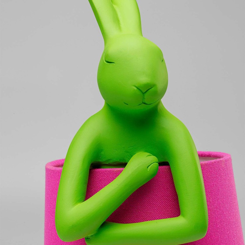 Green and pink rabbit lamp - Animal - Kare Design