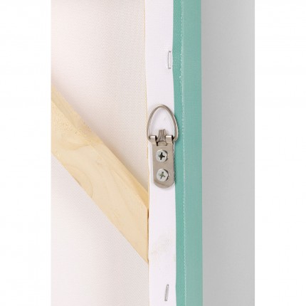 Schilderij Tendency 140x140cm oranje Kare Design