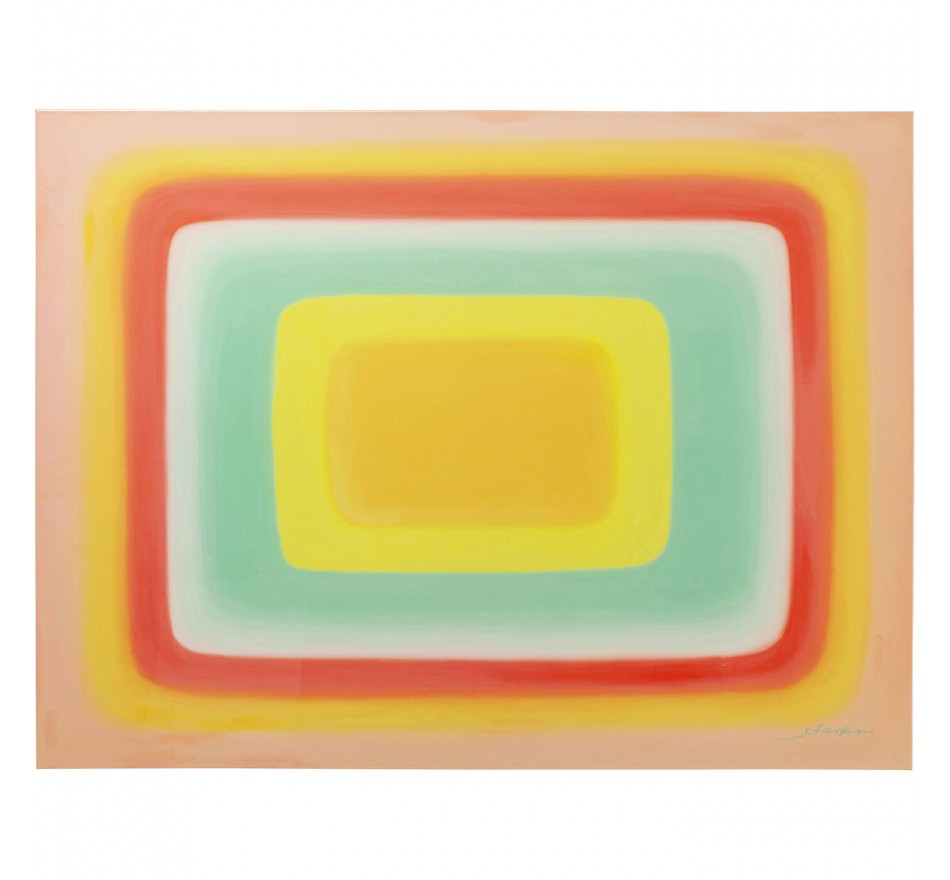 Schilderij Tendency 160x120cm geel Kare Design