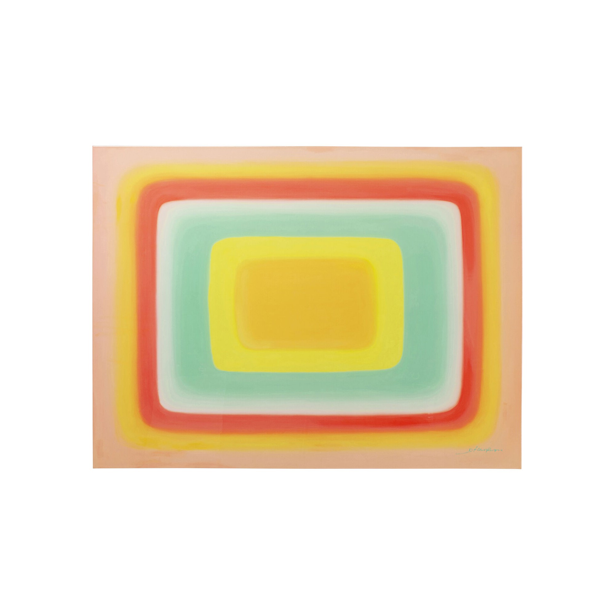 Tableau sur toile Tendency jaune 120x160cm