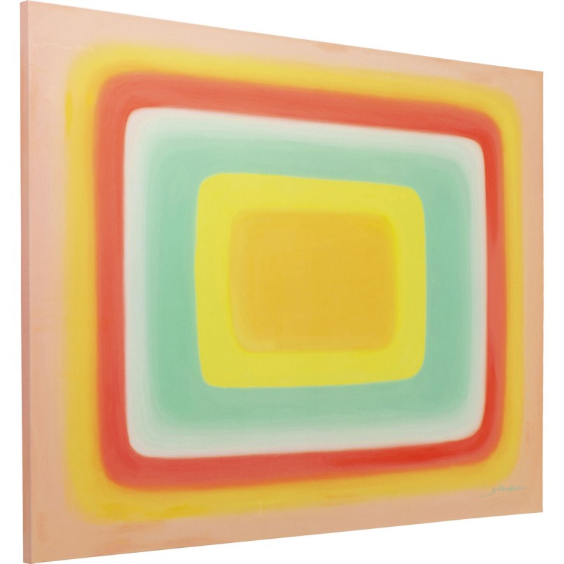 Tableau sur toile Tendency jaune 120x160cm