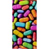 Tableau sur toile Pastilla colore 70x140cm