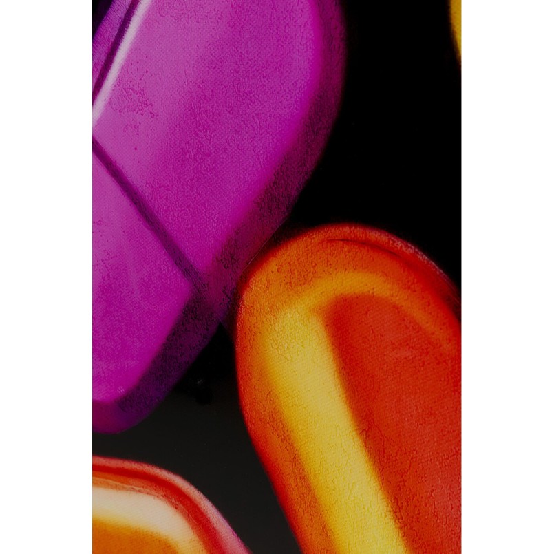Tableau sur toile Pastilla colore 70x140cm