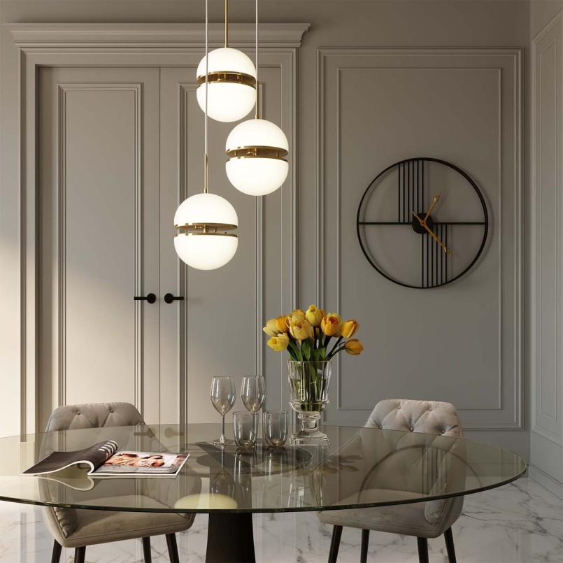Smoked glass oval dining table - Grande Possibilita - Kare Design