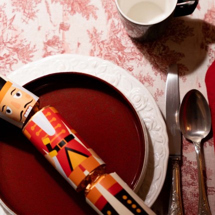 Assiettes creuses Colorino rouges 21cm set de 4 Kare Design